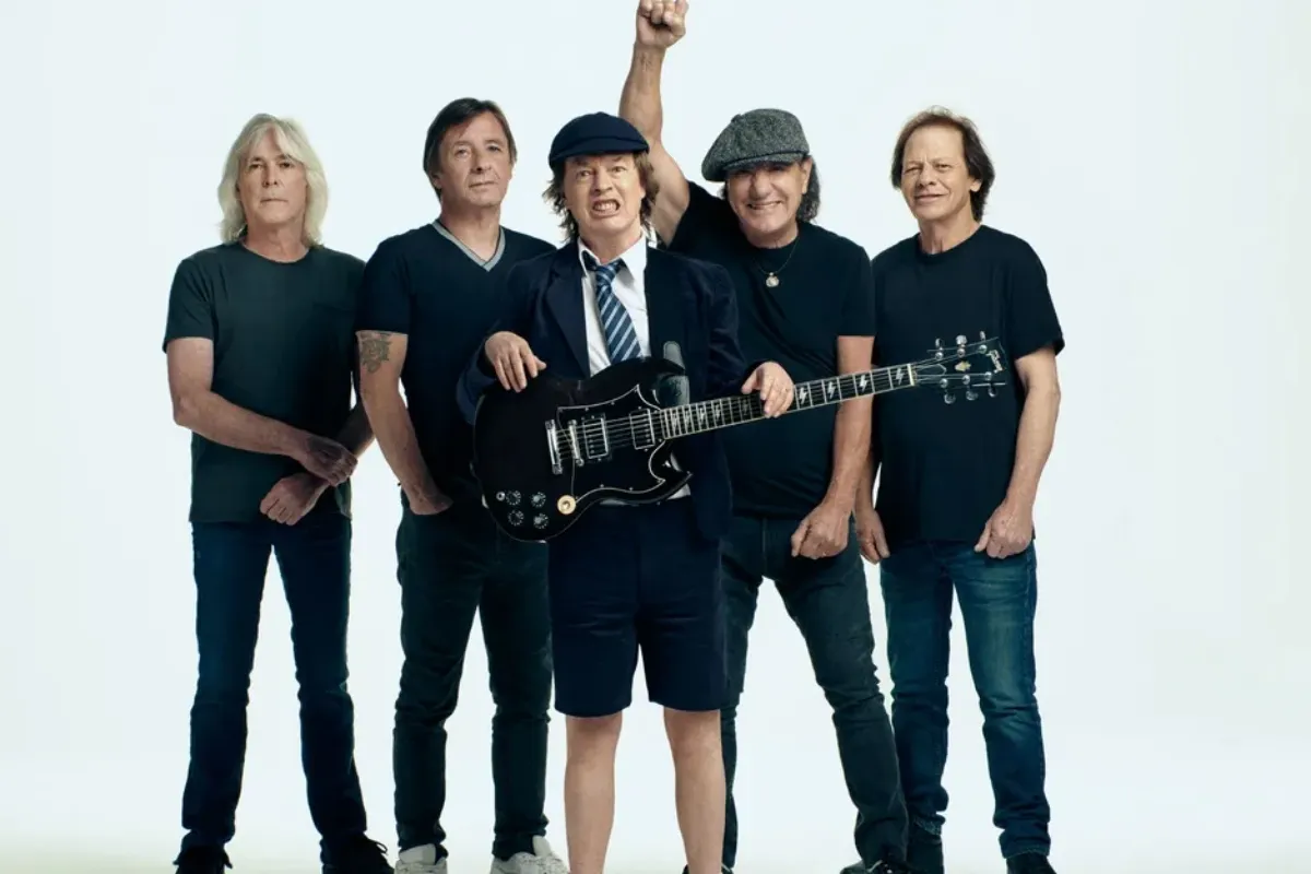 Imagem do show ao vivo de AC/DC no Brasil