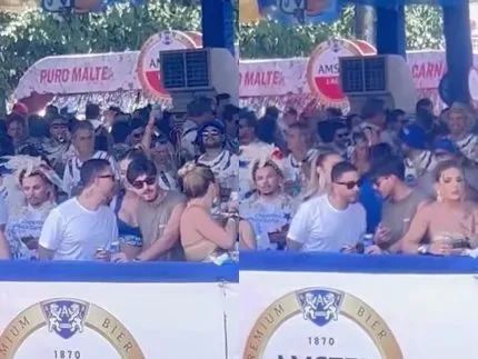 Imagem de Carlinhos Maia e Lucas Lobato curtindo o Carnaval