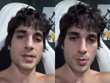 Imagem da estação de rádio Rádio Estação Plus com Leandro Dias durante uma entrevista