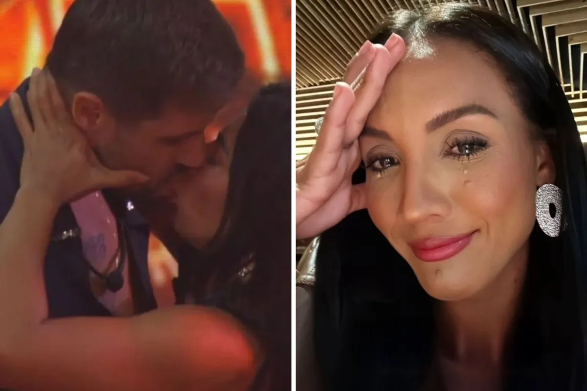 Imagem do apresentador Maxiane falando sobre beijo em um programa de rádio