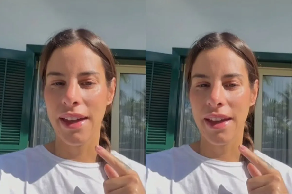 Imagem da apresentadora Shantal Verdelho na Estação Plus