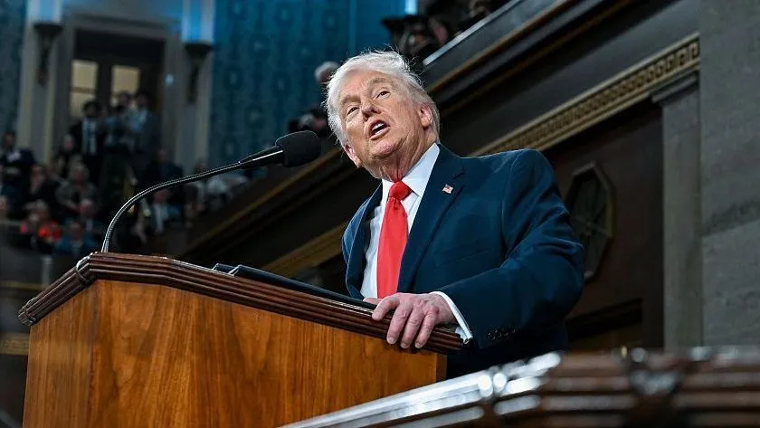 Discurso de Donald Trump durante a cerimônia de Estado da União na Rádio Estação Plus