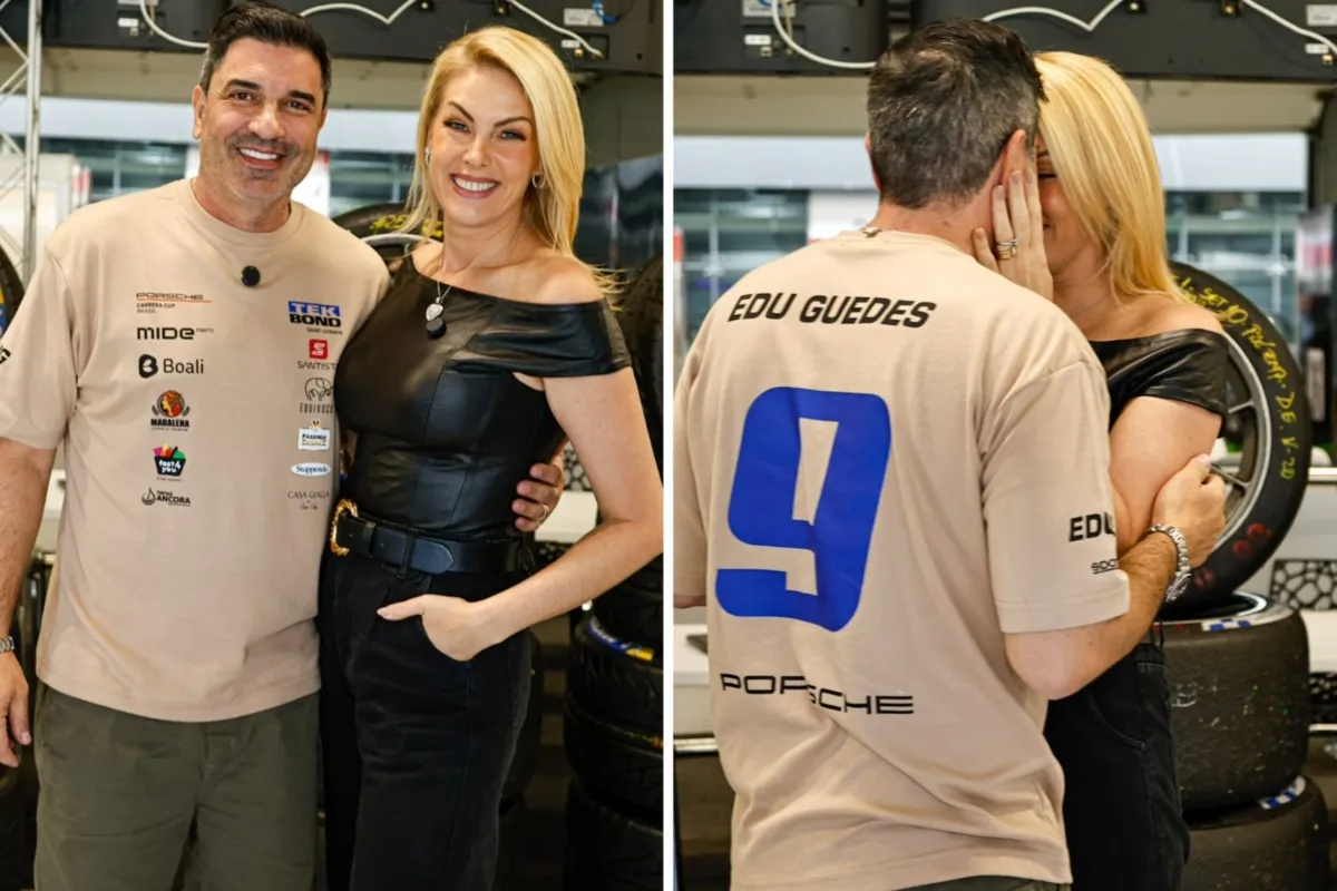 Imagem do evento Porsche com Ana Hickmann e Edu Guedes em uma rádio estação