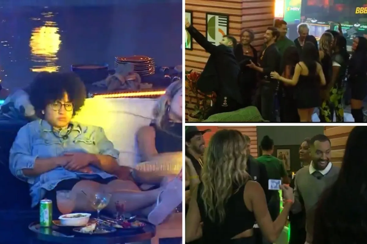 Imagem da rádio estação plus com a apresentadora Milena Festa e o comediante Gil do Vigor