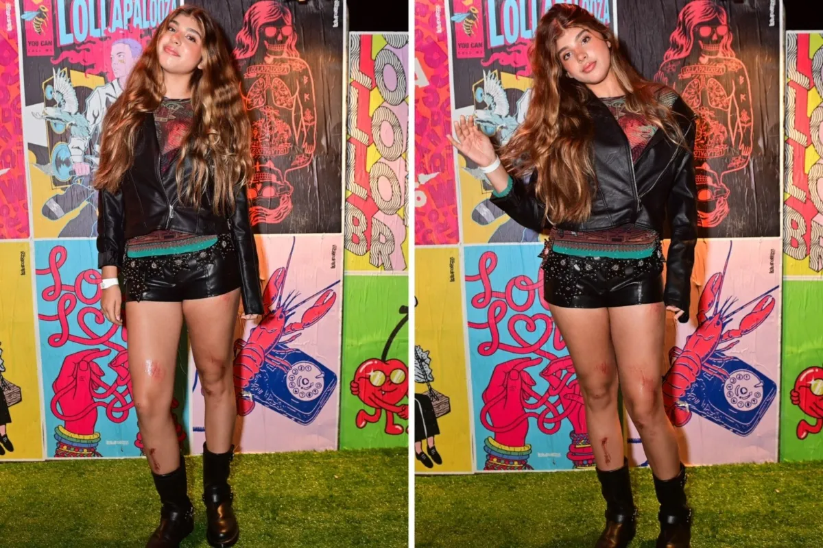 Imagem da apresentação de Sofia Massafera na Lollapalooza