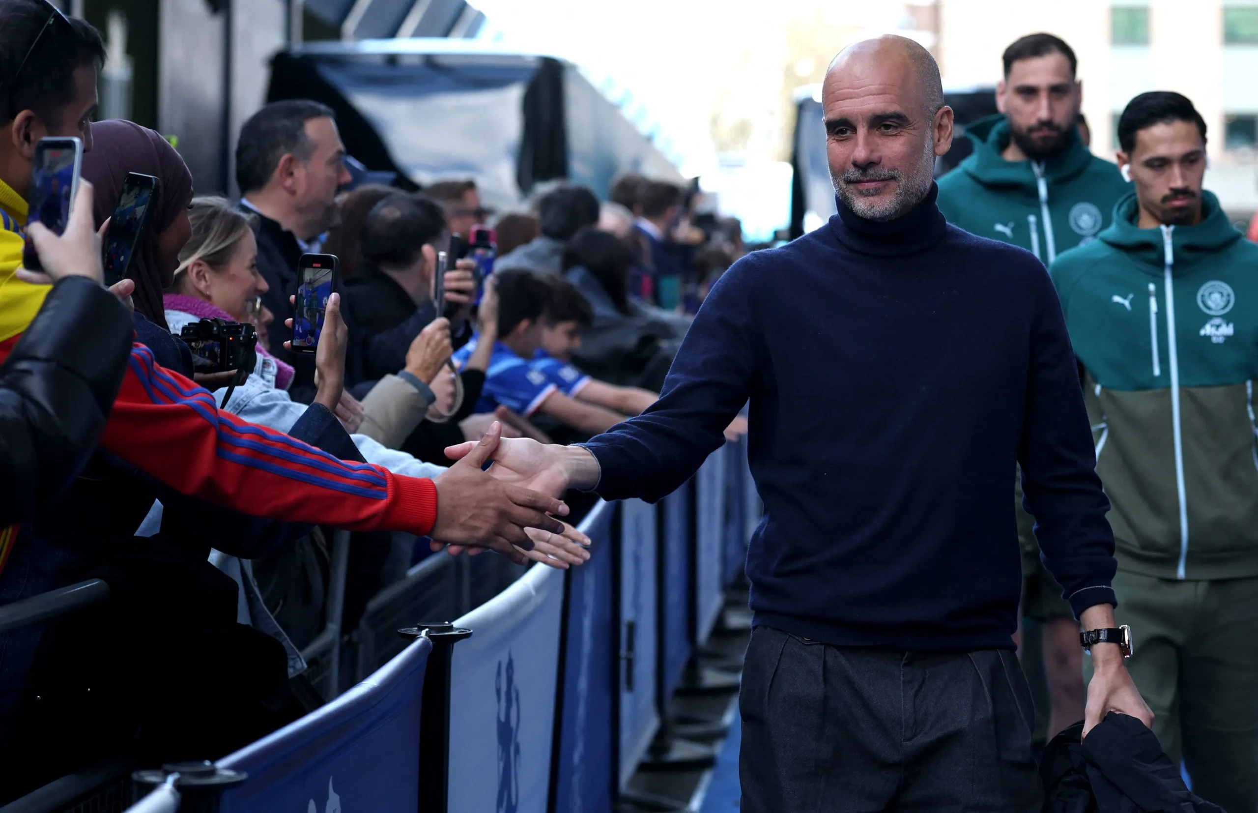 Imagem da partida entre Chelsea e Manchester City