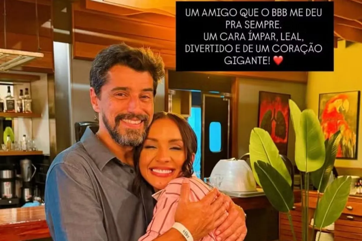 Imagem da Rádio Estação Plus com Alberto Cowboy e Maxiane BBB