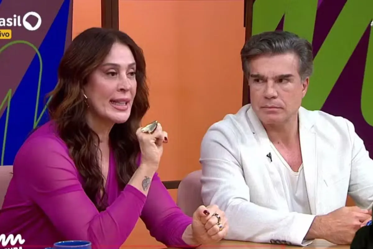 Claudia Raia e Jarbas Homem de Mello ao vivo na Rádio Estação Plus