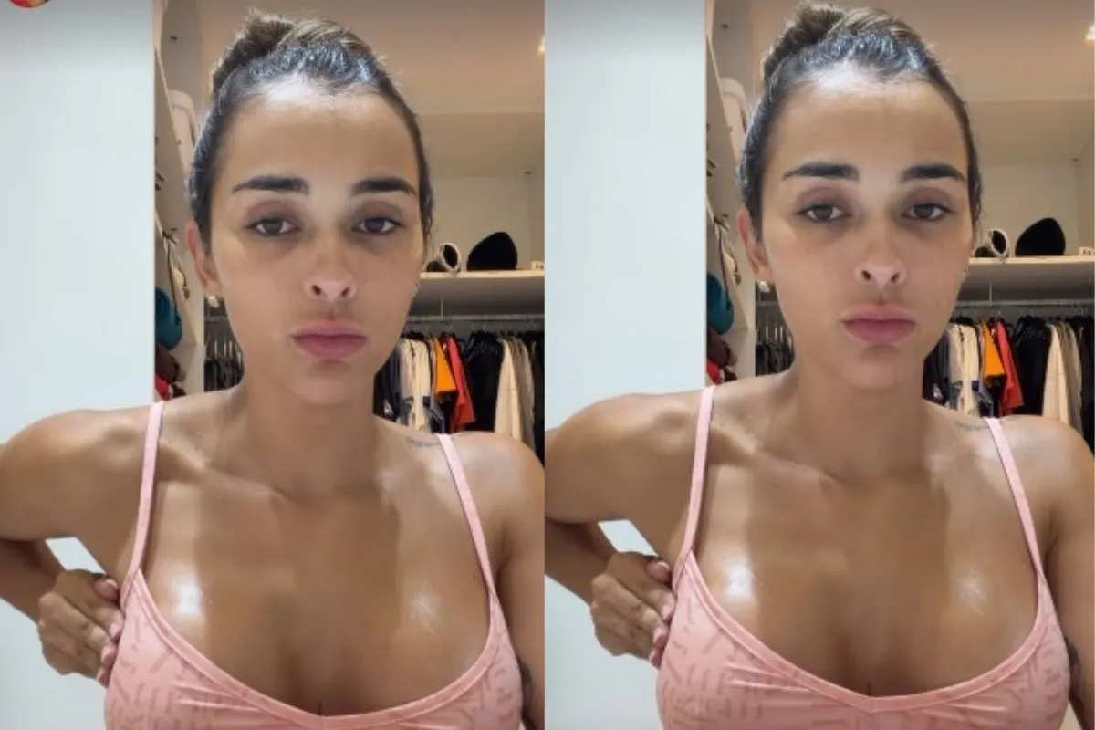 Taina Militão em uma entrevista no Rádio Estação Plus