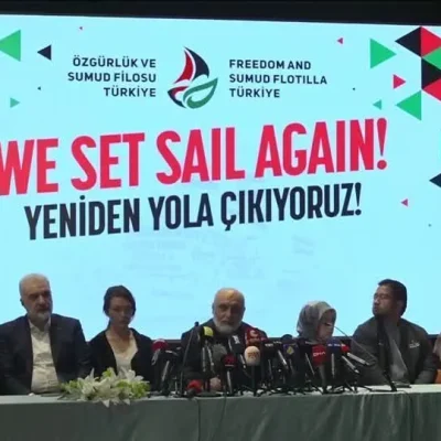 Flotilha de navios partindo da Espanha rumo à Gaza