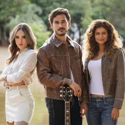 Imagem de uma pessoa ouvindo música no rádio com o coração acelerado