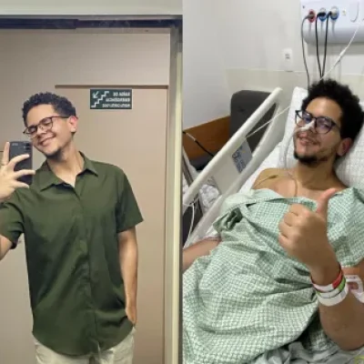 Foto de uma jovem de 19 anos com síndrome rara que foi diagnosticada 6 vezes com câncer.