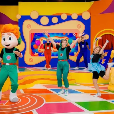 Gato sentado em frente a uma mesa de rádio